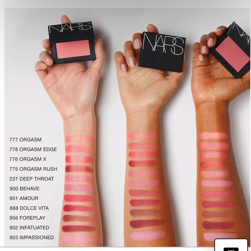 NARS ORGASM Powder Blush (peachy pink with golden shimmer) Full Size